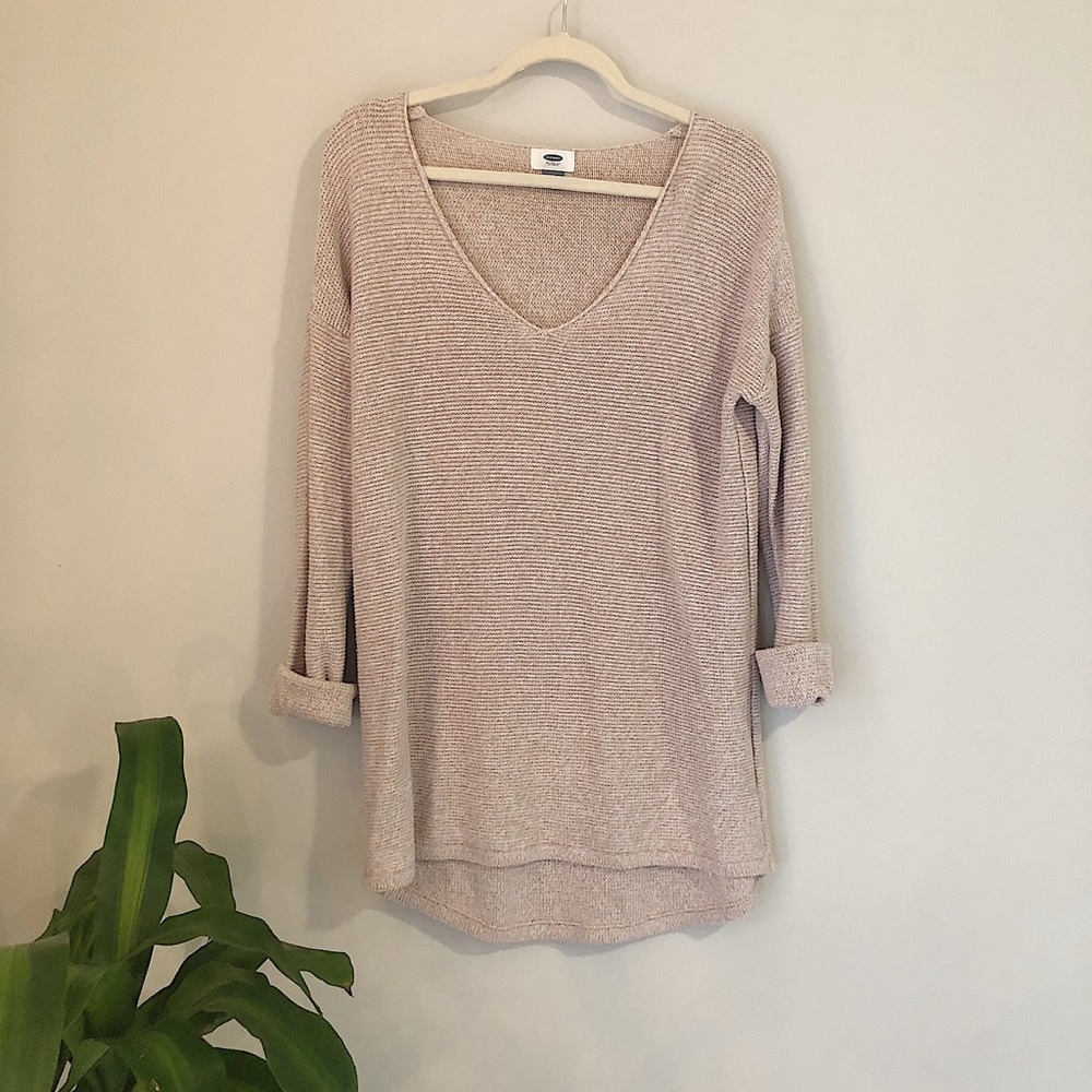 Pale pink Old Navy sweater